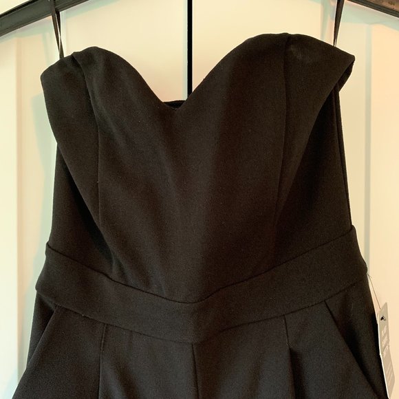 NWT Express Sweetheart Strapless Jumpsuit - Picture 2 of 5
